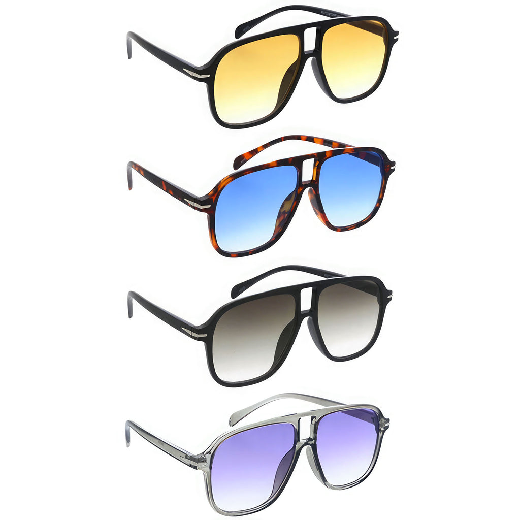 Fashion Large Aviator Frame Sunglasses - HelloLove Fashion
