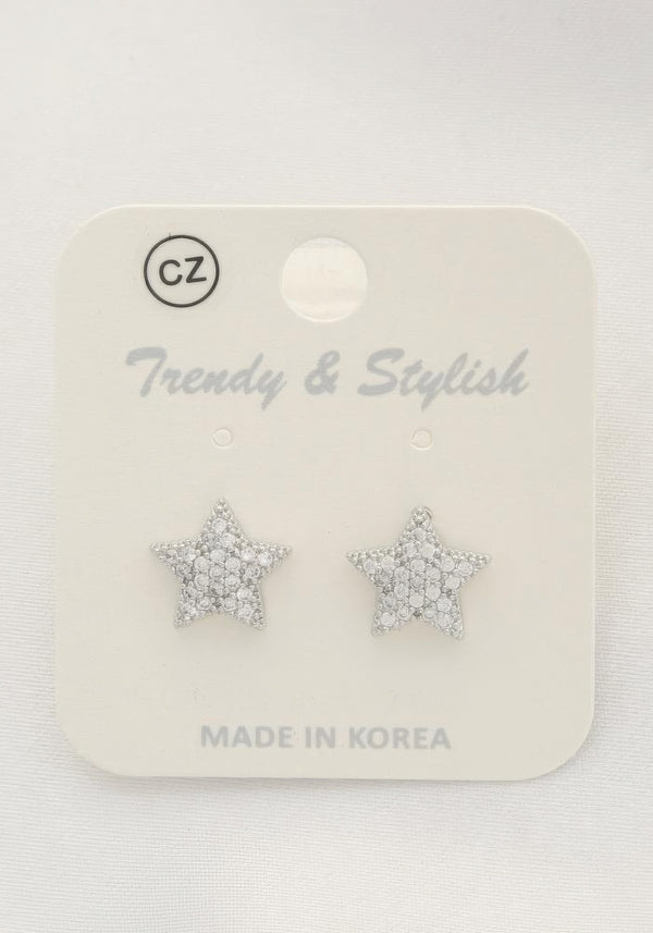 Crystal Star Post Earring - HelloLove Fashion