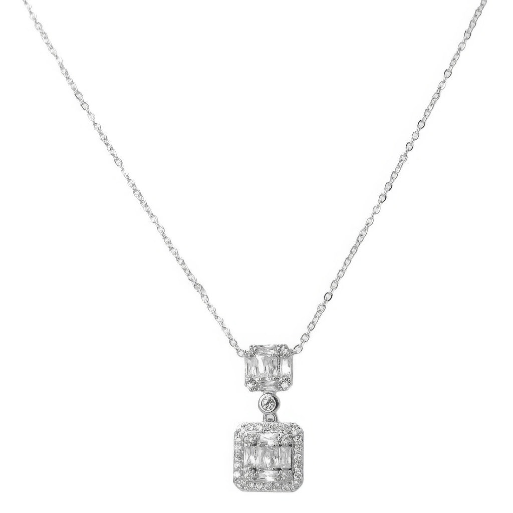 Double Square Necklace - HelloLove Fashion