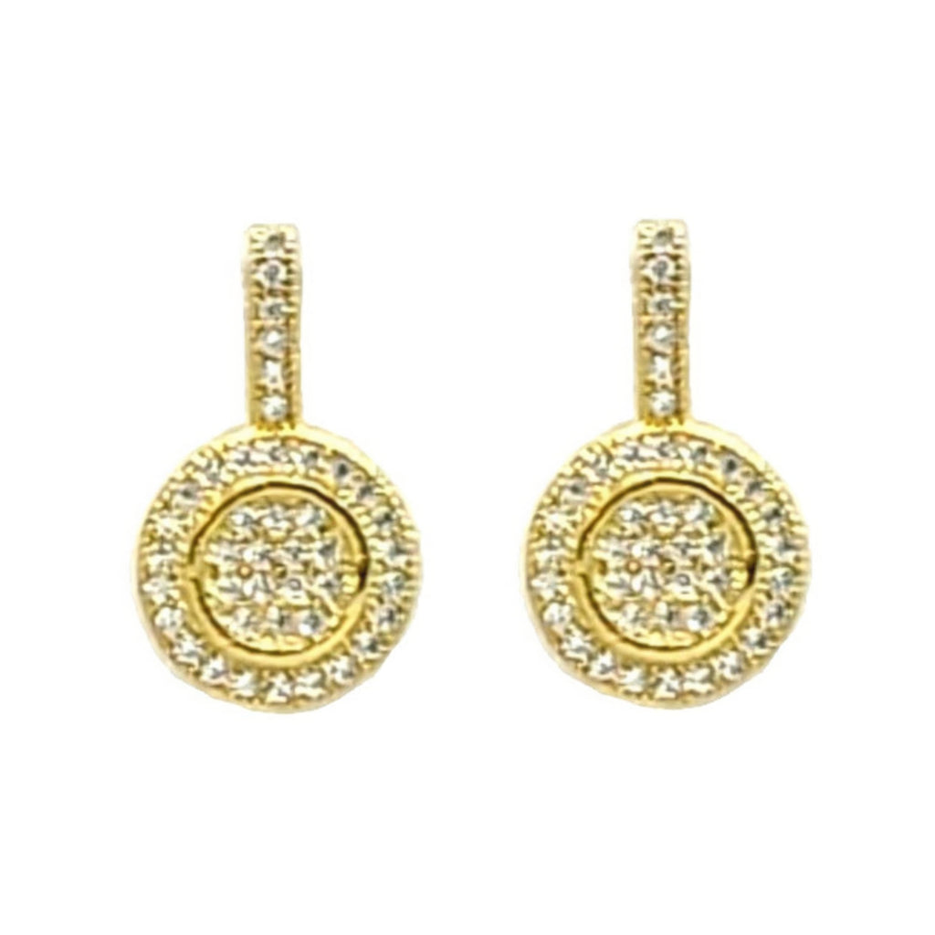 Round Crystal Earring - HelloLove Fashion