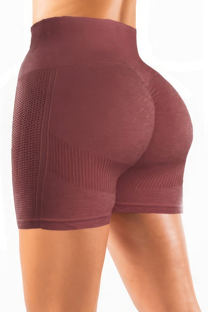 Seamless Scrunch Yoga Shorts - HelloLove Fashion