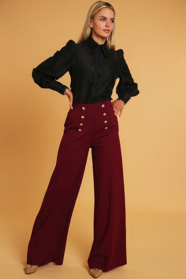 High Waisted Dressy Pants - HelloLove Fashion